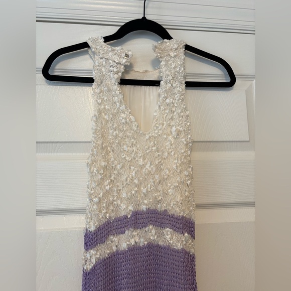 Andreeva Mulitcolor Knit Dress Handmade Unique Size 6 - Picture 14 of 15